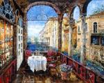  ,  VEN0008 Oil Painting of Venice