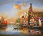  ,  VEN0027 Oil Painting of Venice