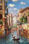  ,  VEN0032 Oil Painting of Venice