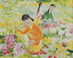 Vietnamese Le Pho painting on canvas VNL0030