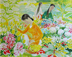 Vietnamese Le Pho painting on canvas VNL0053