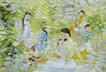 Vietnamese Le Pho painting on canvas VNL0069