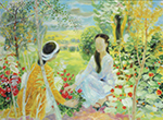 Vietnamese Le Pho painting on canvas VNL0075