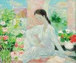 Vietnamese Le Pho painting on canvas VNL0081