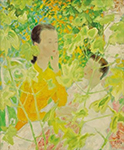 Vietnamese Le Pho painting on canvas VNL0109