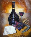 Wine Bottles painting on canvas WIN0002