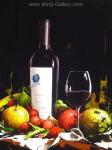 Wine Bottles painting on canvas WIN0007