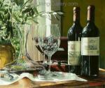 Wine Bottles painting on canvas WIN0018